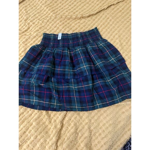 Girls Plaid Tiered Skirt School Uniform The Children’s Place Size 16 - Picture 2 of 7